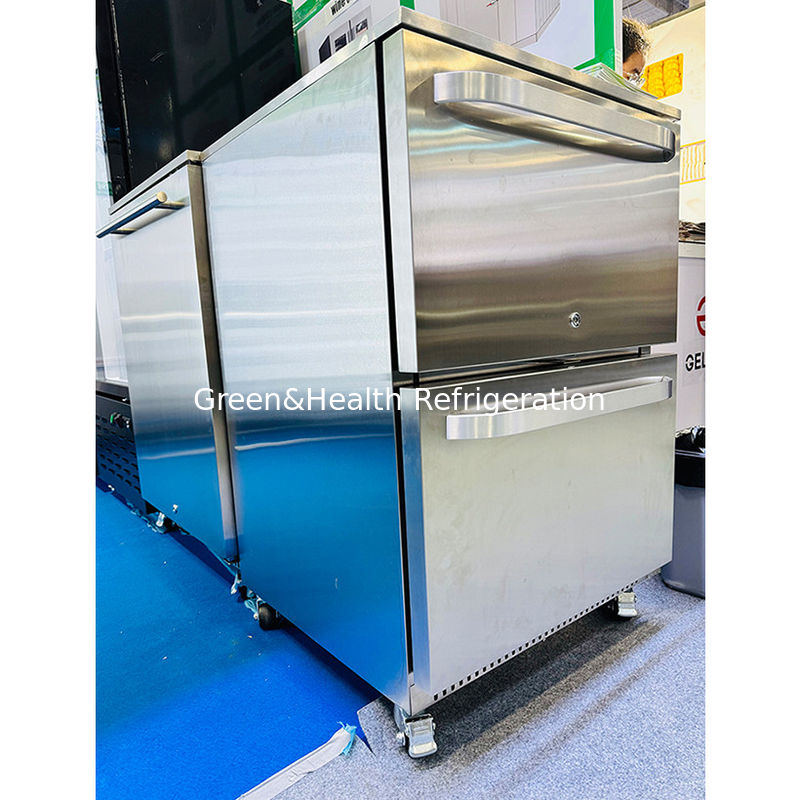 Certificado ETL 900L 100 latas Refrigerador de bebidas porta de vidro completa Refrigerador exterior