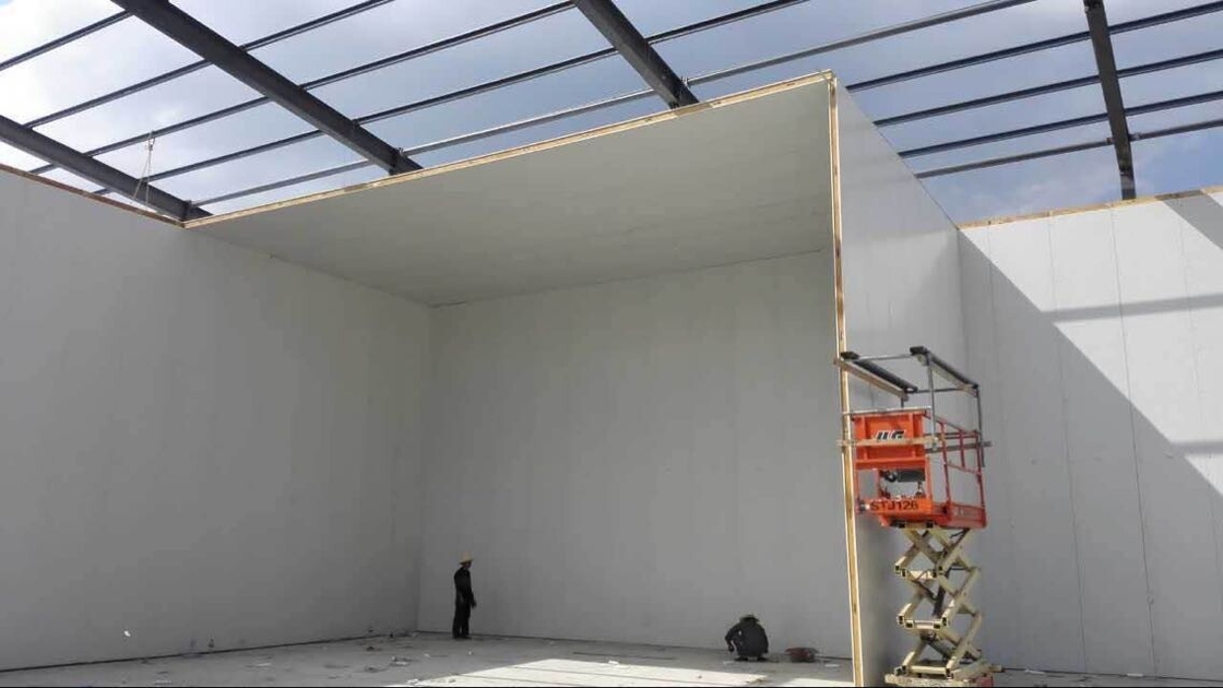 Unidades de refrigeração de armazenamento a frio arrefecidas a ar Sala de frio para soluções de refrigeração personalizadas