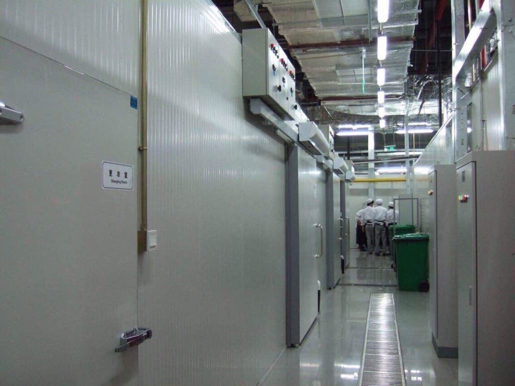Unidades de refrigeração de armazenamento a frio arrefecidas a ar Sala de frio para soluções de refrigeração personalizadas