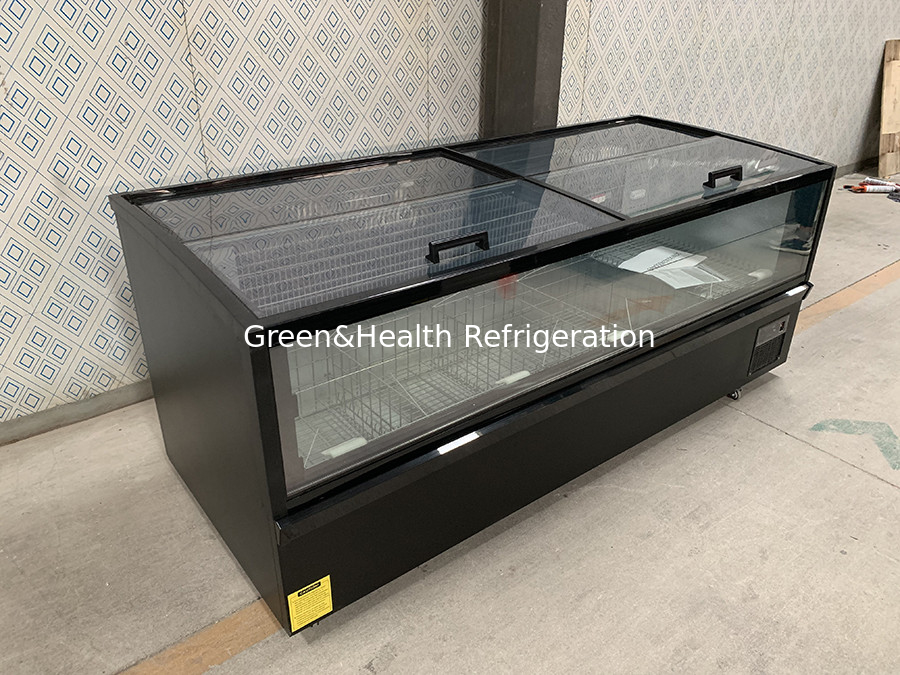 Fabrica Vendas directas Comercial Horizontal Grande Display de armazenamento Commodity Island Cabinet