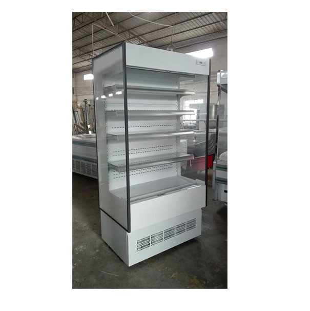 Supermercado/loja de conveniência Display de armazenamento de alimentos Pequena geladeira comercial