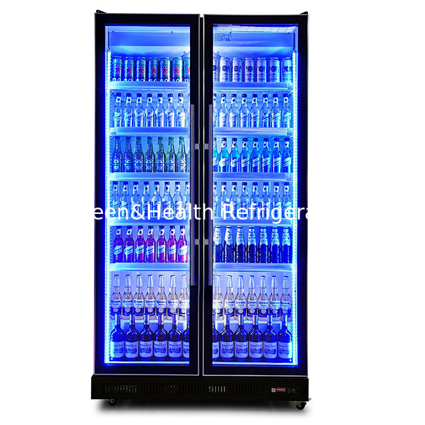 Multidor Rack Multicamadas Luzes Multicoloradas Bebidas Refrigerador Display Freezer