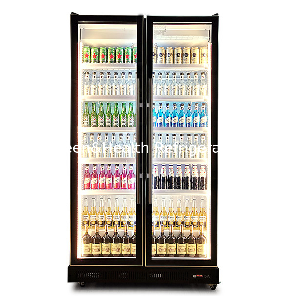 Multidor Rack Multicamadas Luzes Multicoloradas Bebidas Refrigerador Display Freezer