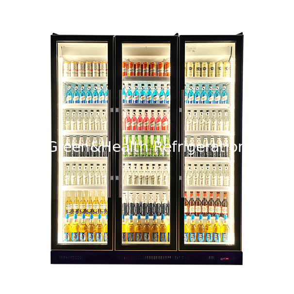 Multidor Rack Multicamadas Luzes Multicoloradas Bebidas Refrigerador Display Freezer