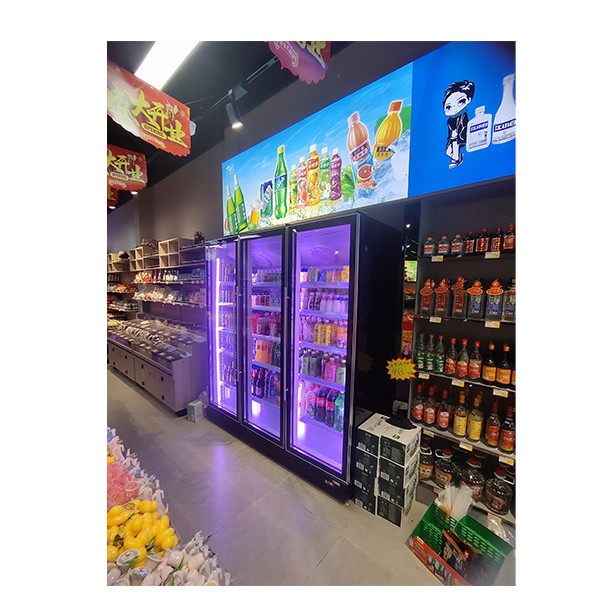 2/3 Portas de várias cores Variáveis Bebidas Bebidas alcoólicas Display Cabinets refrigerados