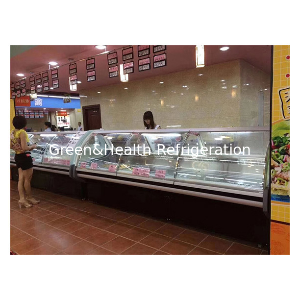 Display de armazenamento de alimentos cozidos congelador de alimentos cozidos