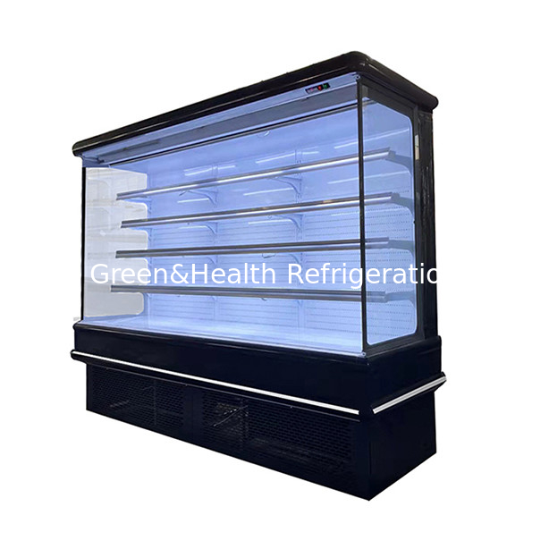 Máquina de interior de estilo europeu Supermercado / loja de frutas e vegetais Display de armazenamento de armazenamento de cortina de ar Gabinete congelador