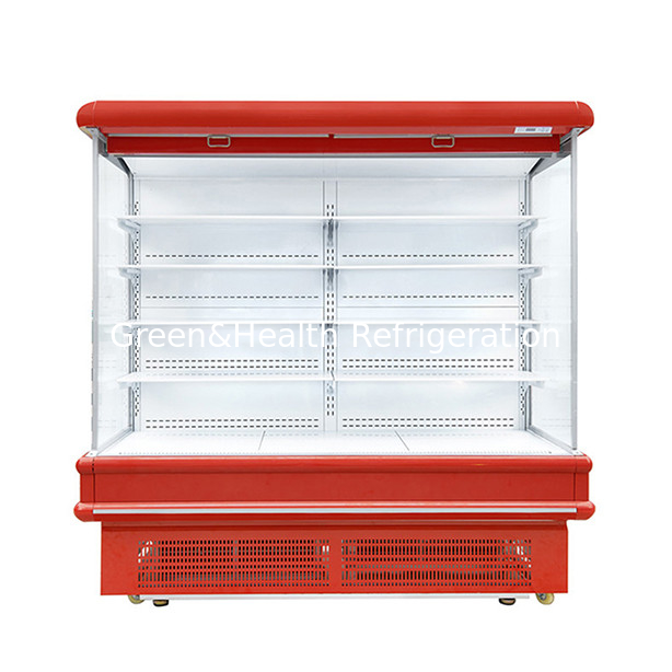 Máquina de interior de estilo europeu Supermercado / loja de frutas e vegetais Display de armazenamento de armazenamento de cortina de ar Gabinete congelador