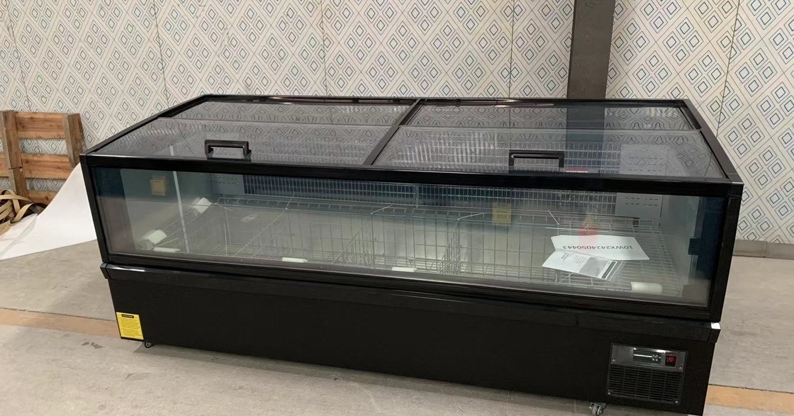 Armário de venda de alimentos congelados congelador de ilha congelador de supermercado congelador de ilha