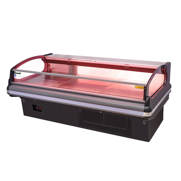 Supermercado / Carniceria / Mercado Estilo Europeu Refrigerador de display de armazenamento de carne fresca
