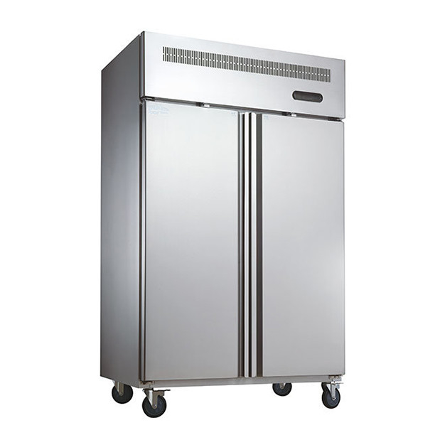 Cozinha de restauração vertical comercial Armazenamento de aço inoxidável congelador de várias portas congelador de cozinha