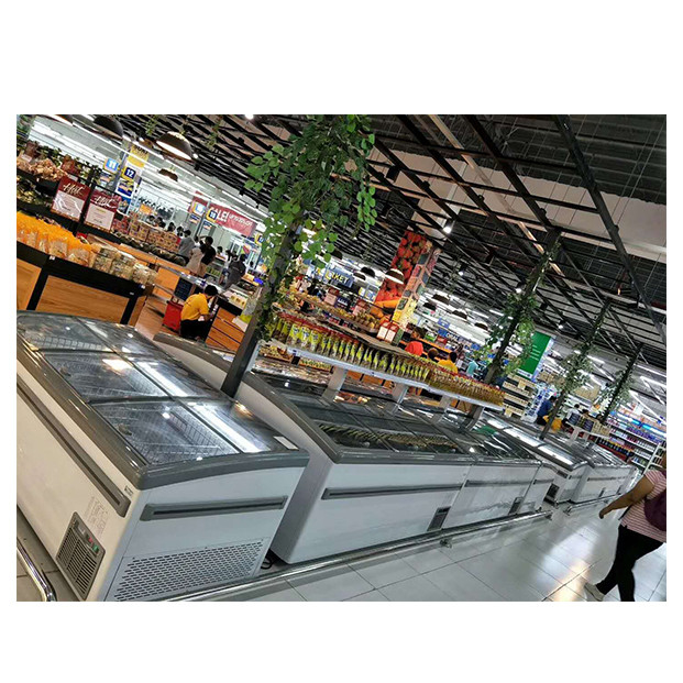 Comércio congelador horizontal/escritório de armazenamento de almôndegas frigorífico para venda