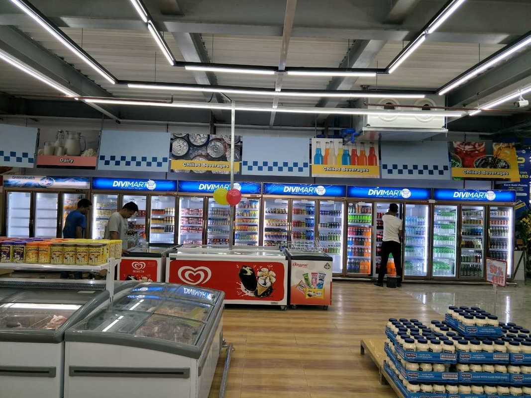 Frigorífico para bebidas comerciais Frigoríficos comerciais Frigorífico de porta de vidro Frigorífico para bares, bebidas, frigorífico comercial