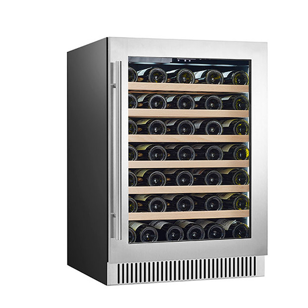60 garrafas de alta qualidade Vendas directas de fábrica Vinho tinto Display de armazenamento refrigerado Vinho tinto congelador