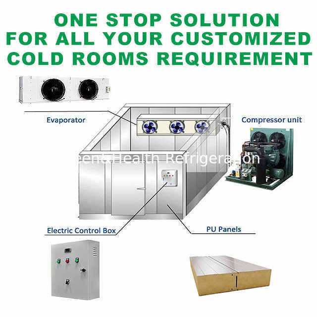 Câmara Walk-in Modular com Painel de PU para Armazenamento a Frio, Cooler, Refrigerador, Armazém para Venda