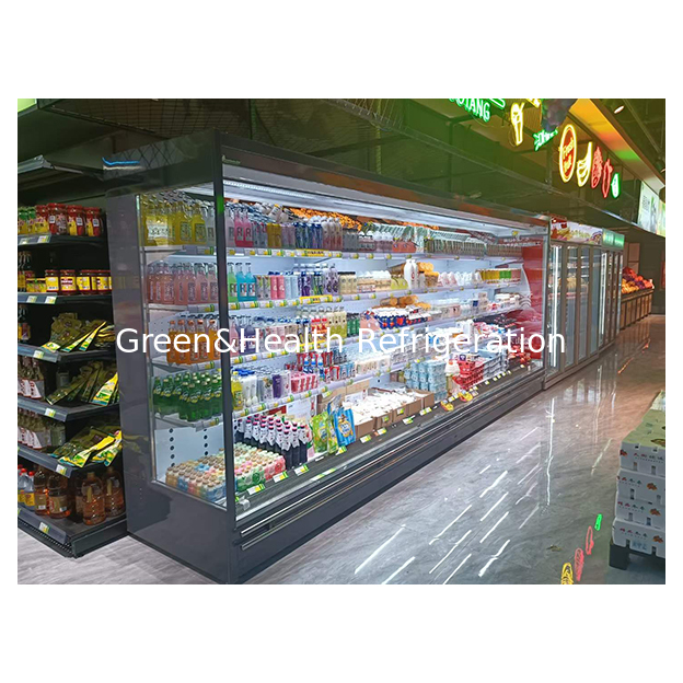 Refrigerador de armazenamento de frutas/vegetais/bebidas de supermercado/loja