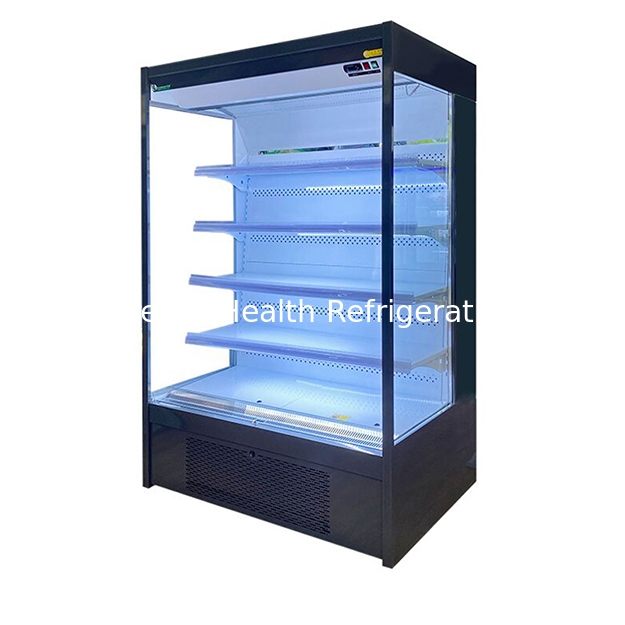 Refrigeradores de estilo aberto para armazenamento/exibição de frutas/vegetais em lojas de conveniência/mini congelador de supermercado