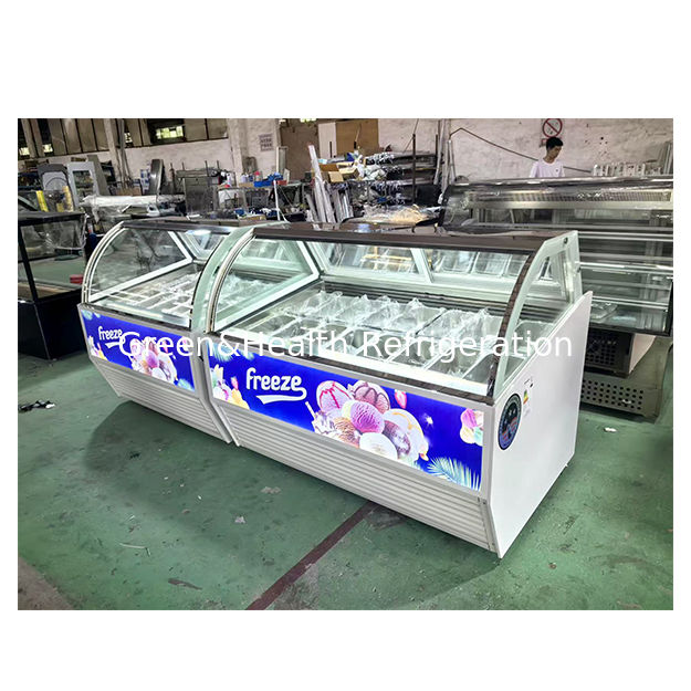 Fabrica Vendas Diretas Comércio Sorvete Refrigerado Armazenamento Display Freezer Para Venda