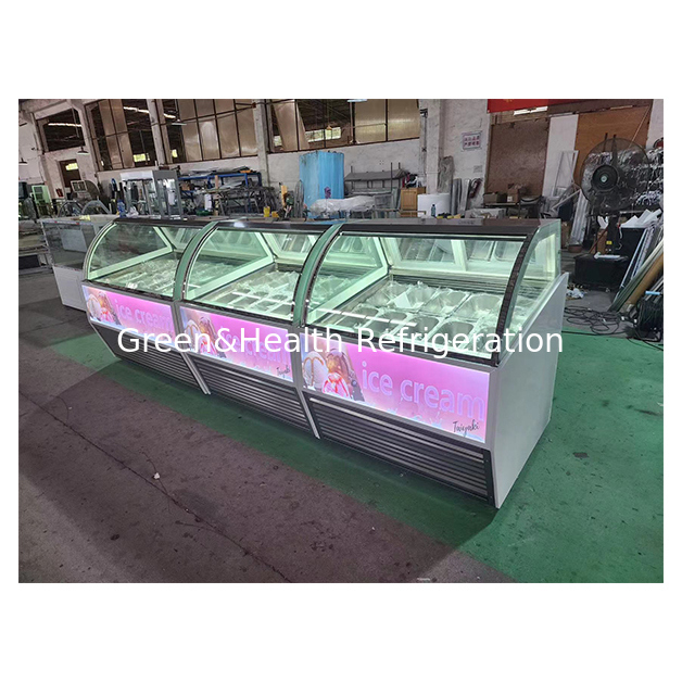 Lojas de bolos/lojas usam bolos Refrigerador Armazenamento Display Refrigeradores Freezer
