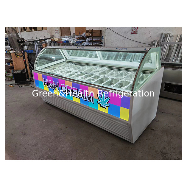 Lojas de bolos/lojas usam bolos Refrigerador Armazenamento Display Refrigeradores Freezer