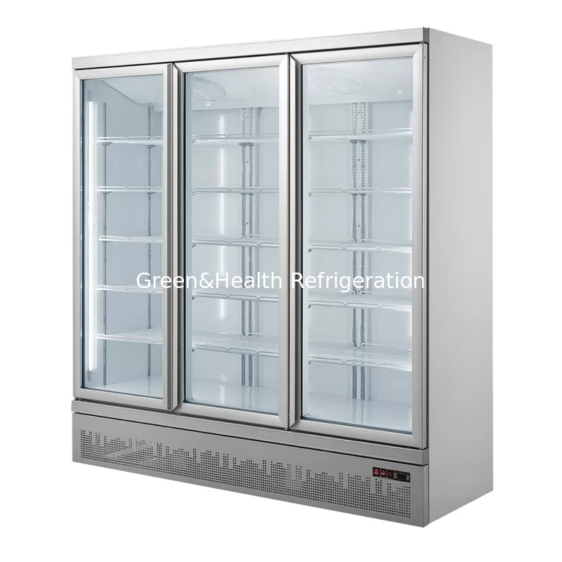 Solução de Merchandising Refrigerada para Supermercados, Lojas de Conveniência, Cafés e Restaurantes, Refrigerador Comercial de Bebidas com Eficiência Energética