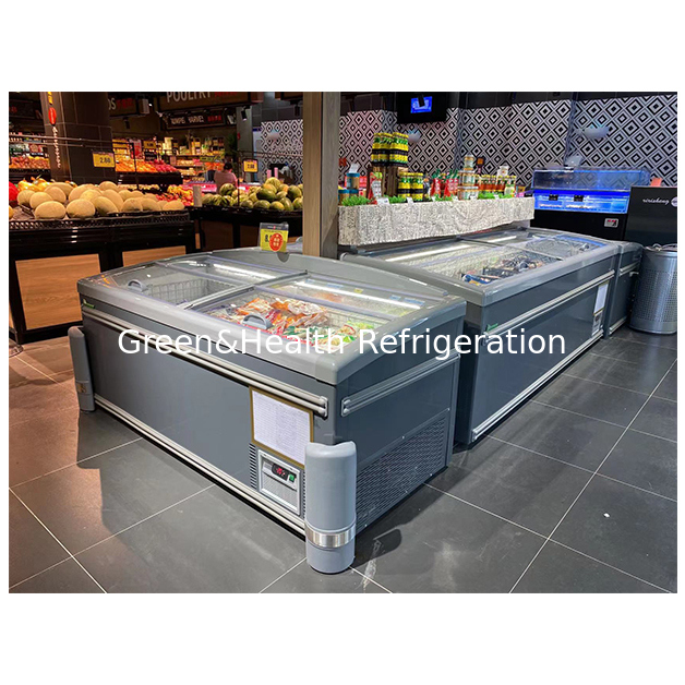 Supermercados Usam Ilhas de Refrigeração para Armazenamento de Alimentos Congelados em Baixa Temperatura