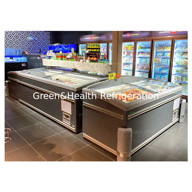 Supermercados Usam Ilhas de Refrigeração para Armazenamento de Alimentos Congelados em Baixa Temperatura