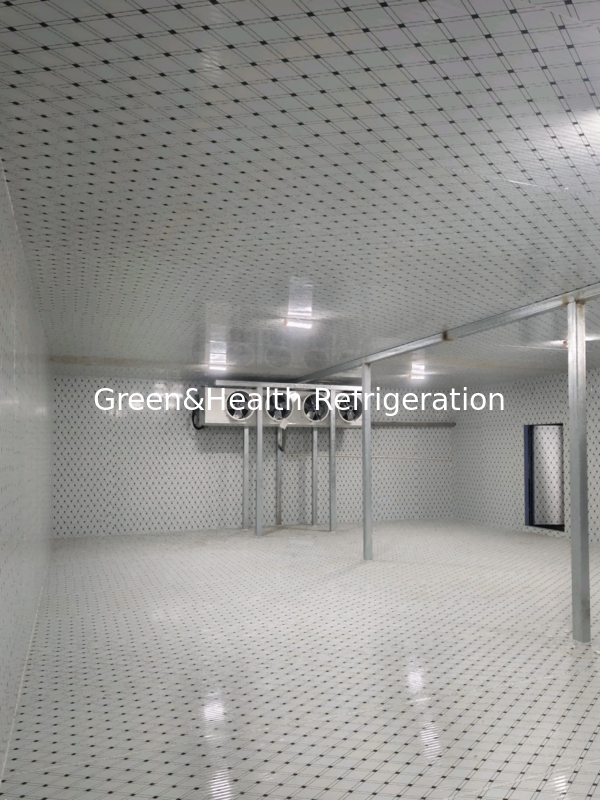 Sala de armazenamento a frio personalizável com espuma rígida de poliuretano e descongelamento elétrico automático para conservação ideal de alimentos