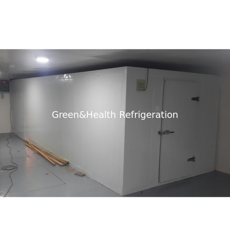Sala de armazenamento a frio personalizável com espuma rígida de poliuretano e descongelamento elétrico automático para conservação ideal de alimentos