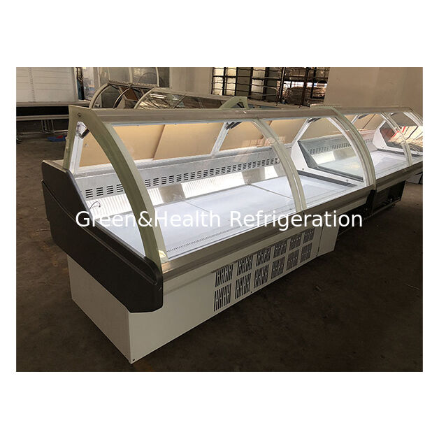 Factory Customized High-Quality Glass Stainless Steel Cooked Food Refrigeration Cabinet Refrigerated Freezer