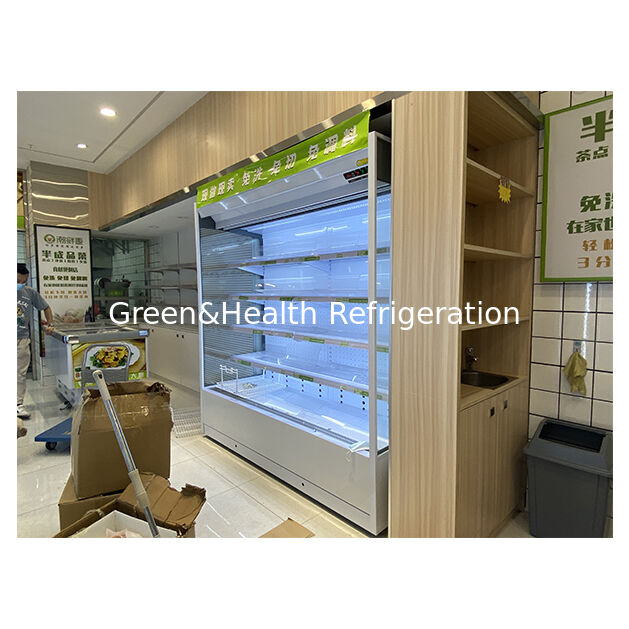 Supermercado Direto da Fábrica Congelador Geladeira Tipo Aberto para Armazenamento de Alimentos de Alta Qualidade