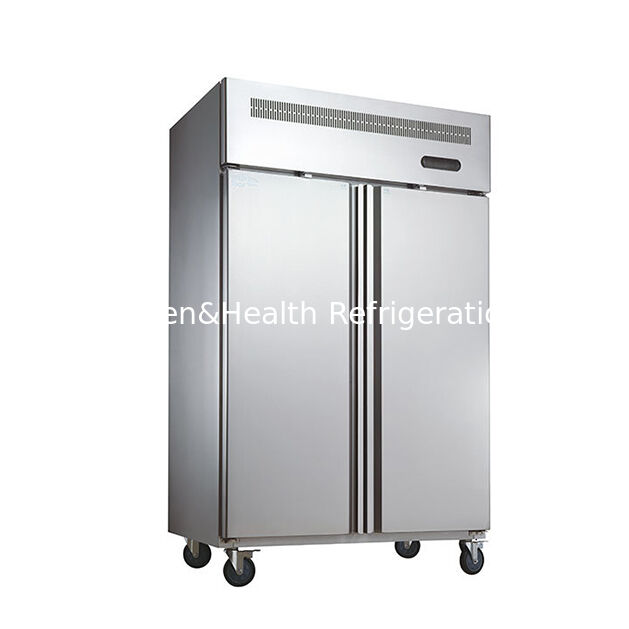 Freezer Vertical de Cozinha em Aço Inoxidável com Duas/Três Portas