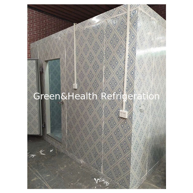 Sala de Armazenamento a Frio em Poliuretano Rígido Personalizado com Controle Eletrônico Digital de Temperatura e Descongelamento Elétrico Automático