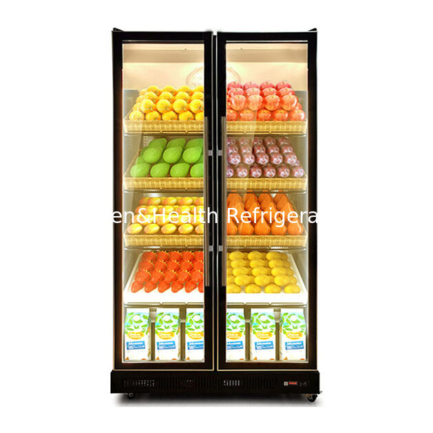 High End High-Quality Beverage Refrigeration Display Freezer With Adjustable Multiple LED Lights