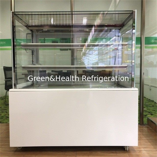 Display de bolo refrigerado Display de padaria Gabinete de porta de vidro com compressor importado