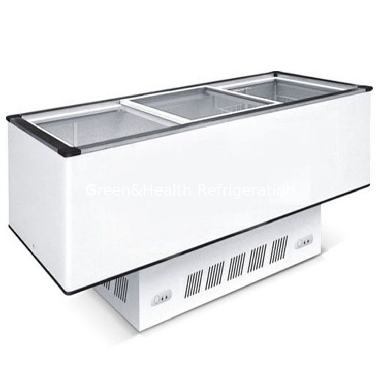 Congelador vertical de grande capacidade com compressor Danfoss e degelo automático para uso comercial