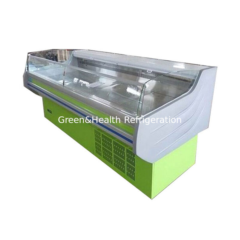 Congelador de carne de aço inoxidável com luz LED e descongelamento automático para uso comercial