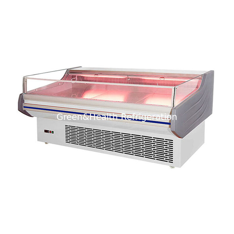 Congelador de carne de aço inoxidável com luz LED e descongelamento automático para uso comercial
