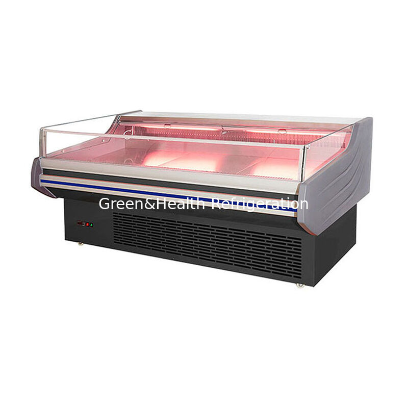 Congelador de carne de aço inoxidável com luz LED e descongelamento automático para uso comercial