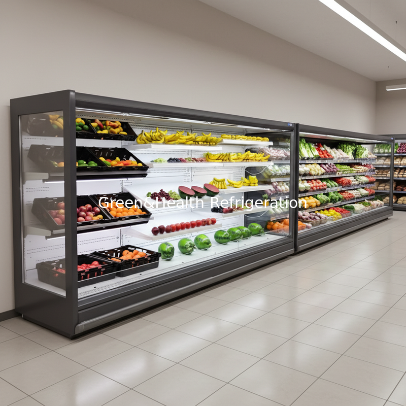 Refrigerador Expositor Comercial Preto para Açougue Produtos de Carne