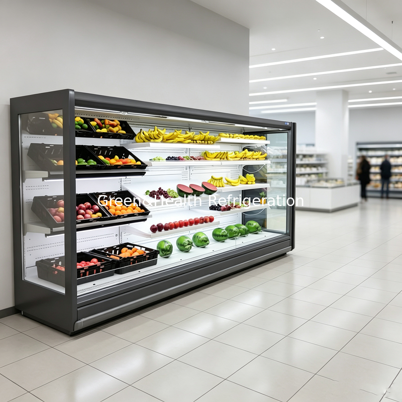 Refrigerador Expositor Comercial Preto para Açougue Produtos de Carne