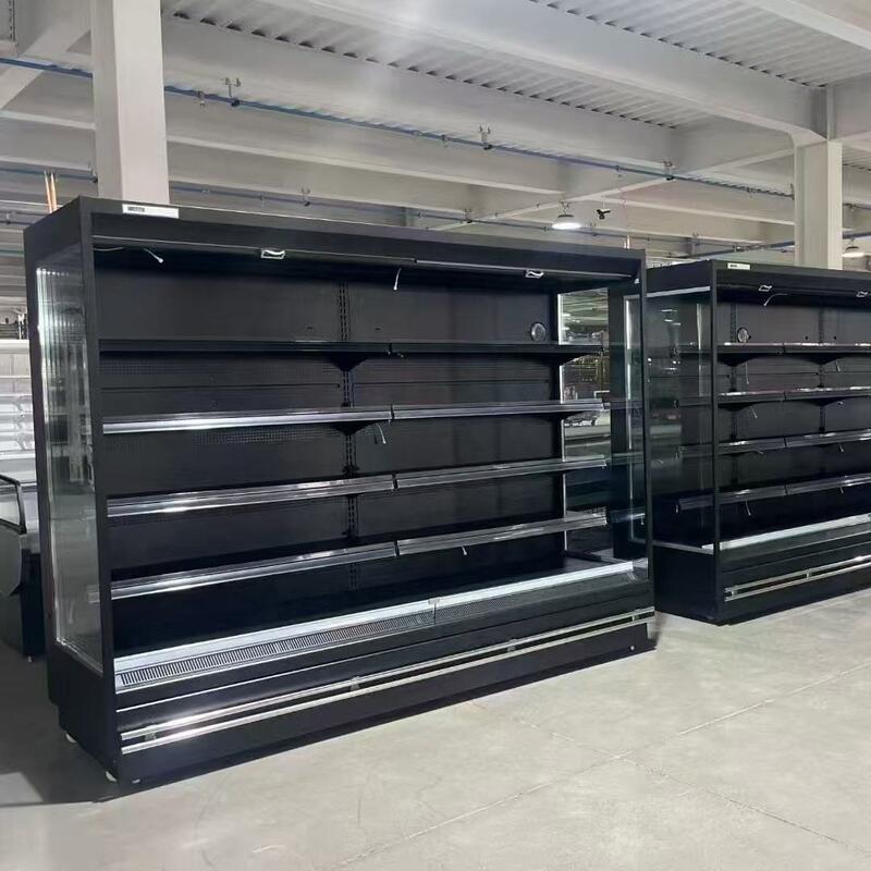 8ft Supermarket Commercial Multideck Display Chiller Fridges For Vegetables Beverages Milk