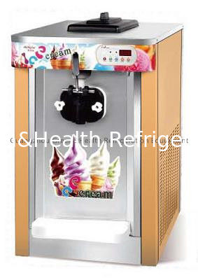 Pre - gelado macio refrigerando do saque que faz a máquinas a auto contagem para a loja da sobremesa