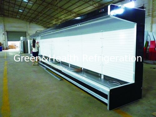Refrigerador aberto refrigerando de Multideck do fruto vegetal do fã para o supermercado 220V 50HZ