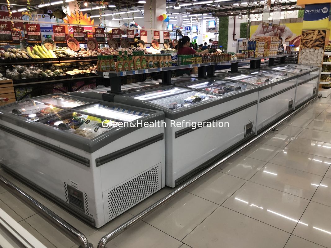 Compressor Danfoss Supermercado Ilha congelador Refrigerador comercial