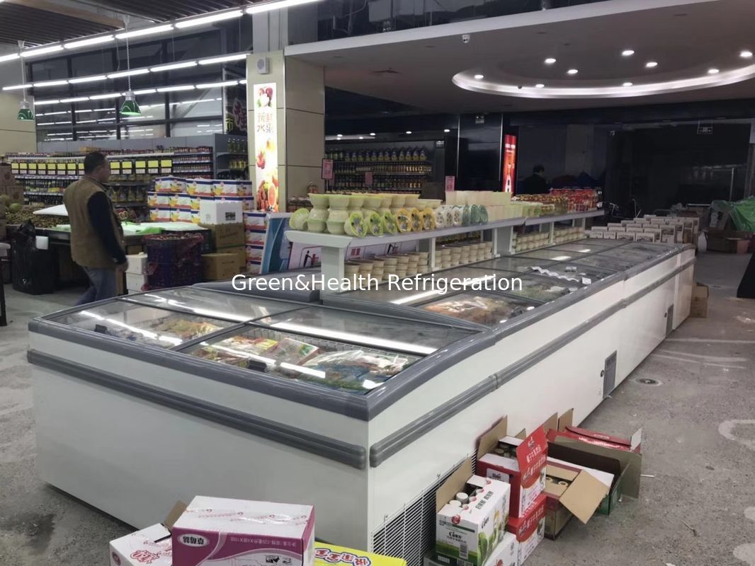 Compressor Danfoss Supermercado Ilha congelador Refrigerador comercial