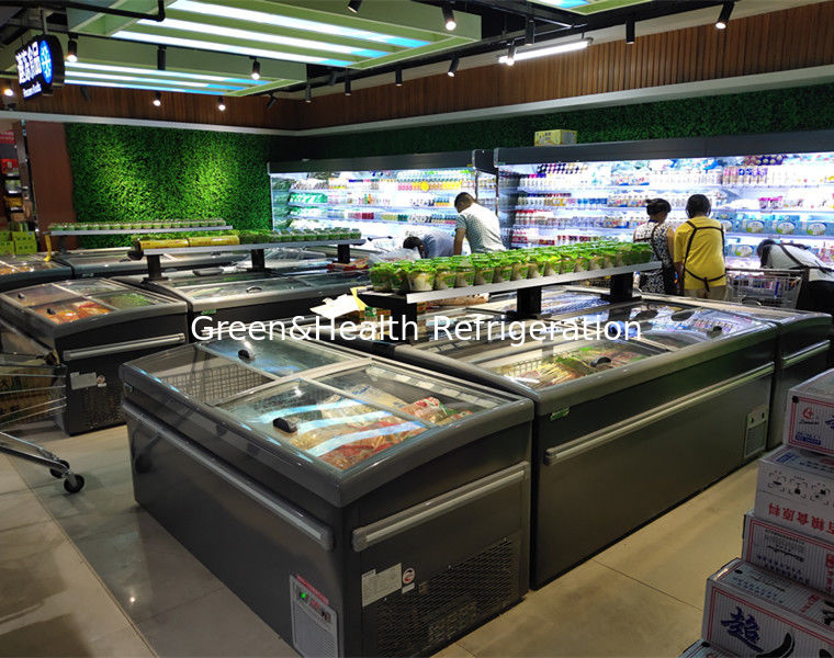 Compressor Danfoss Supermercado Ilha congelador Refrigerador comercial