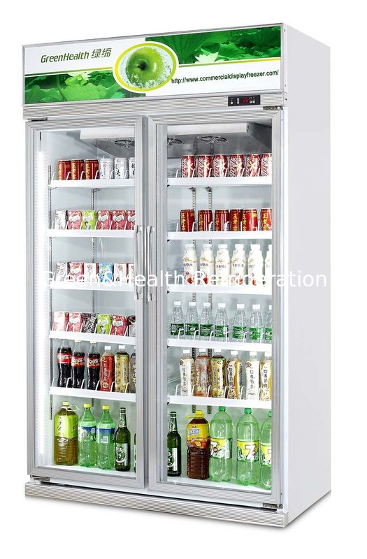 Refrigerador Comercial de Bebidas 480L com Compressor Danfoss e Controle de Temperatura de 0-10°C Geladeira com Porta de Vidro
