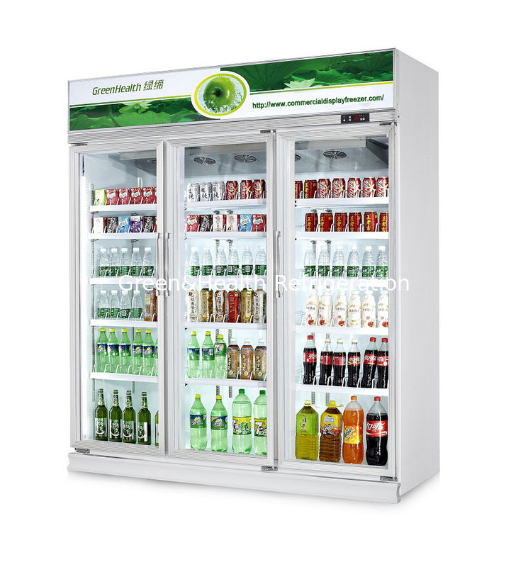 Refrigerador Comercial de Bebidas 480L com Compressor Danfoss e Controle de Temperatura de 0-10°C Geladeira com Porta de Vidro