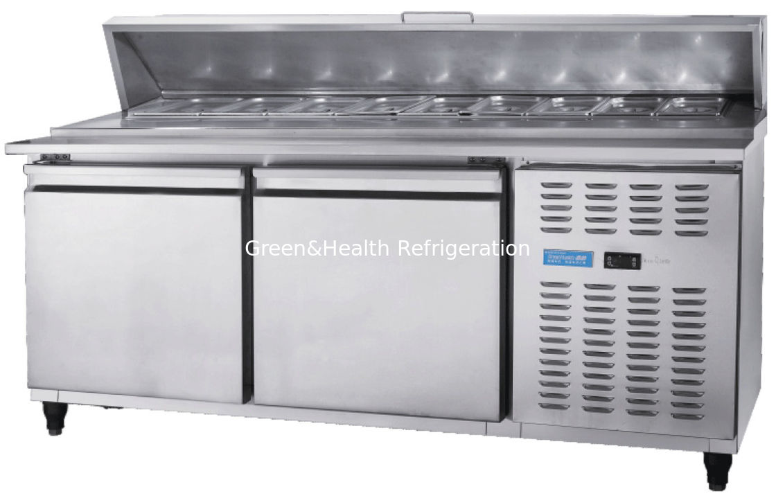110V 60HZ 1/2/3 portas sob o congelador de refrigerador contrário para o hotel da cozinha, refrigerador de Undercounter